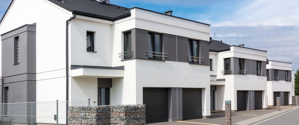 New estate of detached houses
